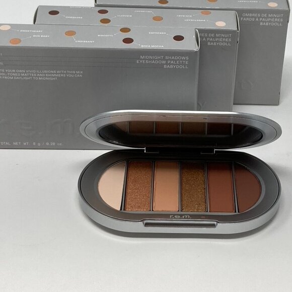 r.e.m. beauty Ariana Grande Babydoll Eyeshadow Palette 6 Neutral tones 2 pac NEW - Picture 1 of 1